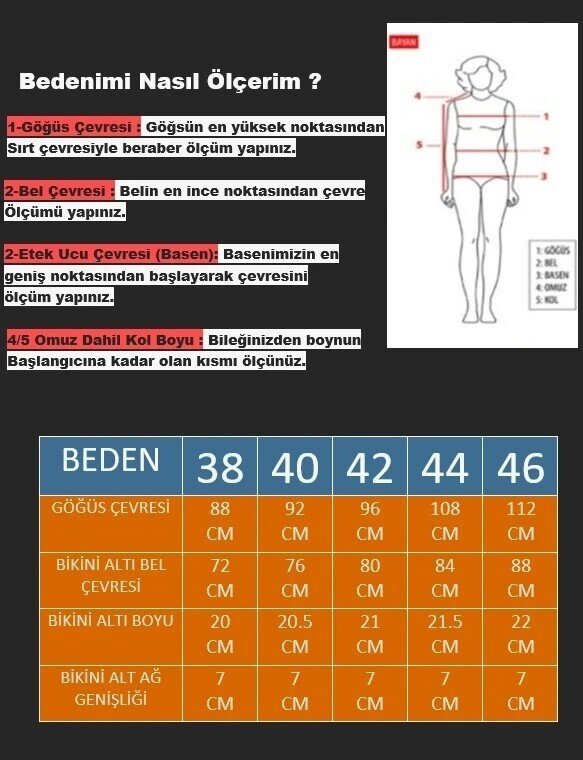 Kadın Lacivert Beyaz Etnik Desen Büyük Beden Bikini Takımı HZL25S-LC213