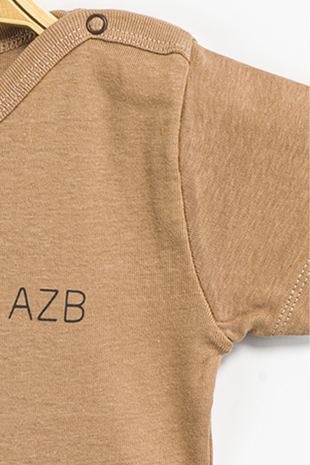 Aziz Bebe Erkek Kız Bebek Çıtçıtlı % 100 Pamuk Body & Zıbın