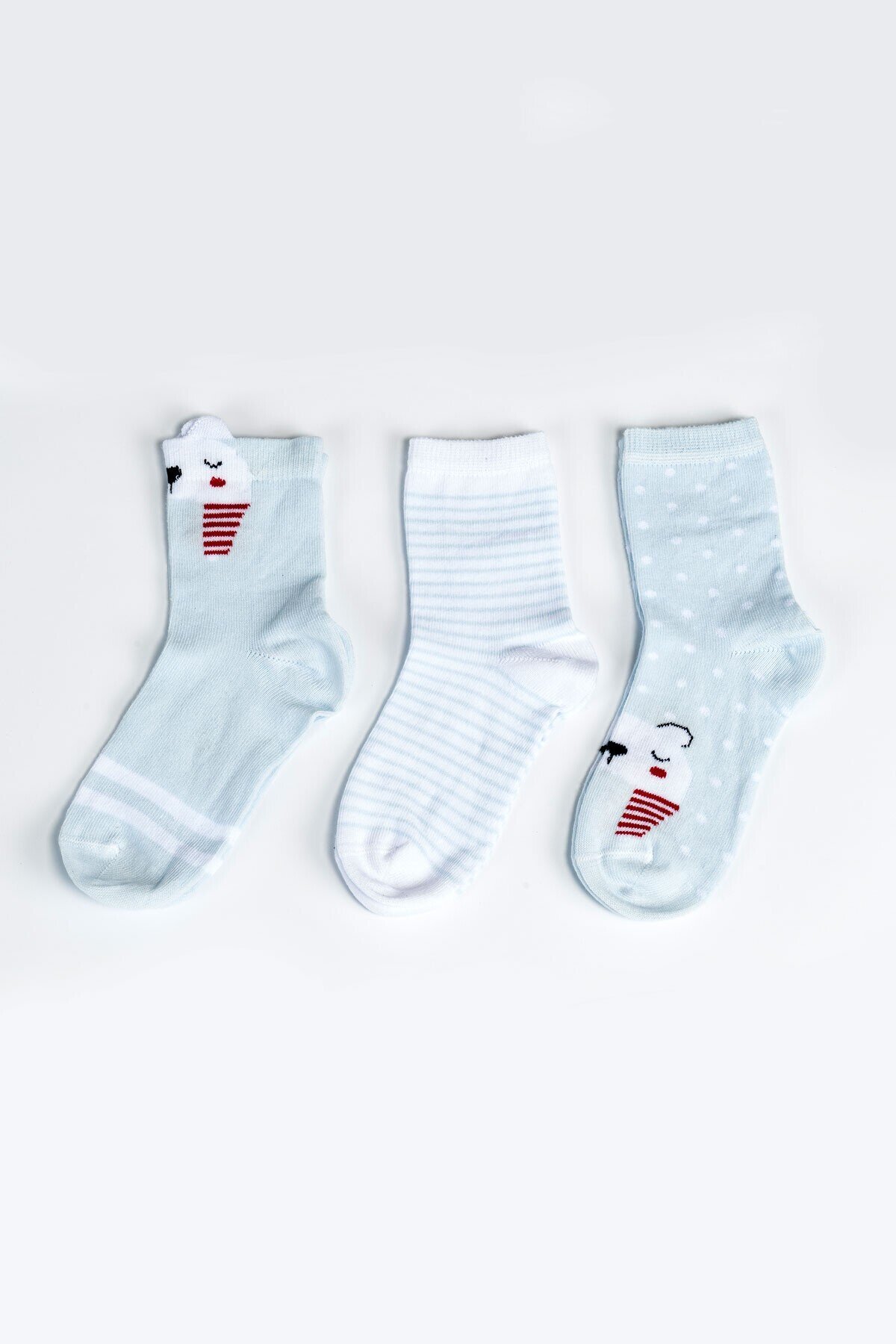 Kız Bebek Basic Dikişsiz 3  lü Soket Çorap 0 Ay - 36 Ay kontrol