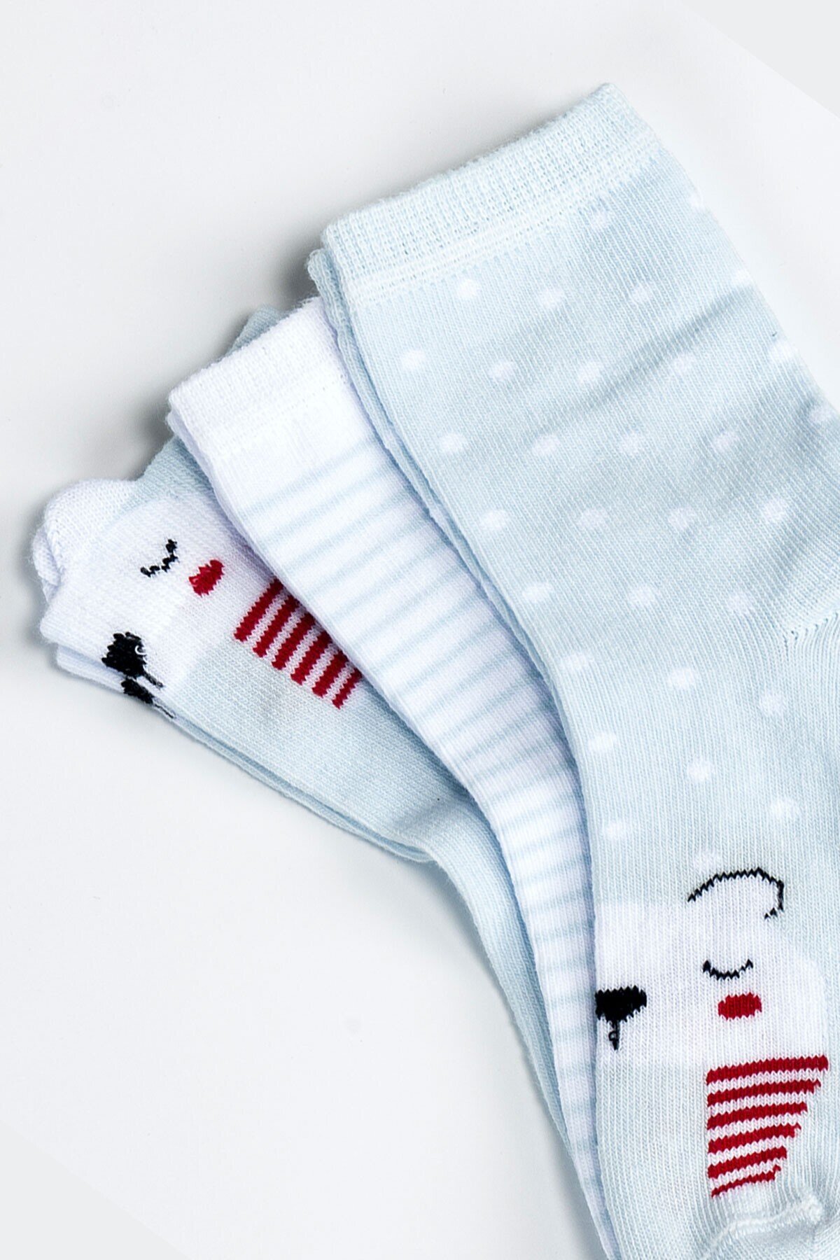 Kız Bebek Basic Dikişsiz 3  lü Soket Çorap 0 Ay - 36 Ay kontrol