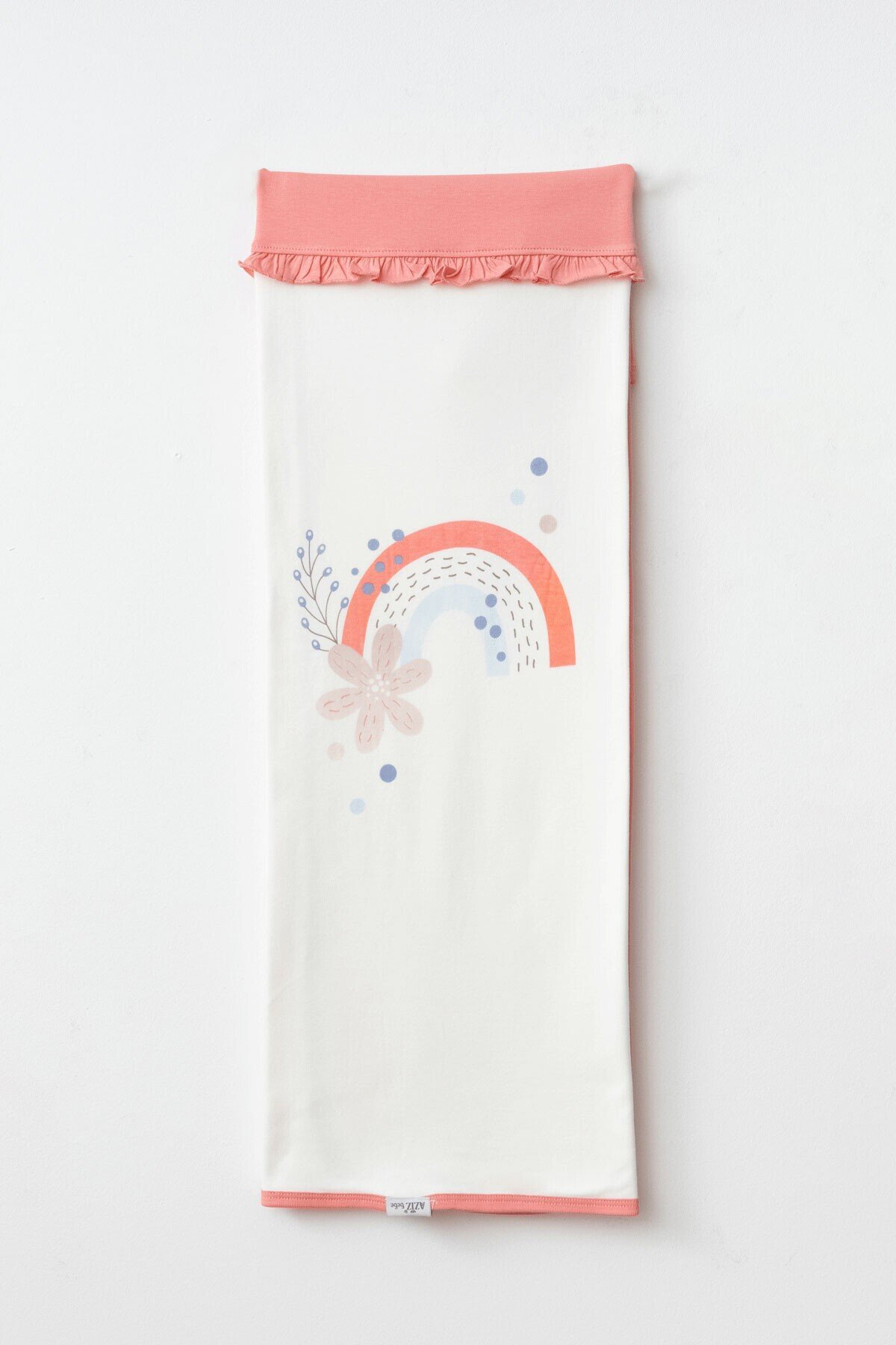 Kız Bebek Çiçek Desenli Bebek Battaniyesi 80 Cm * 90 Cm