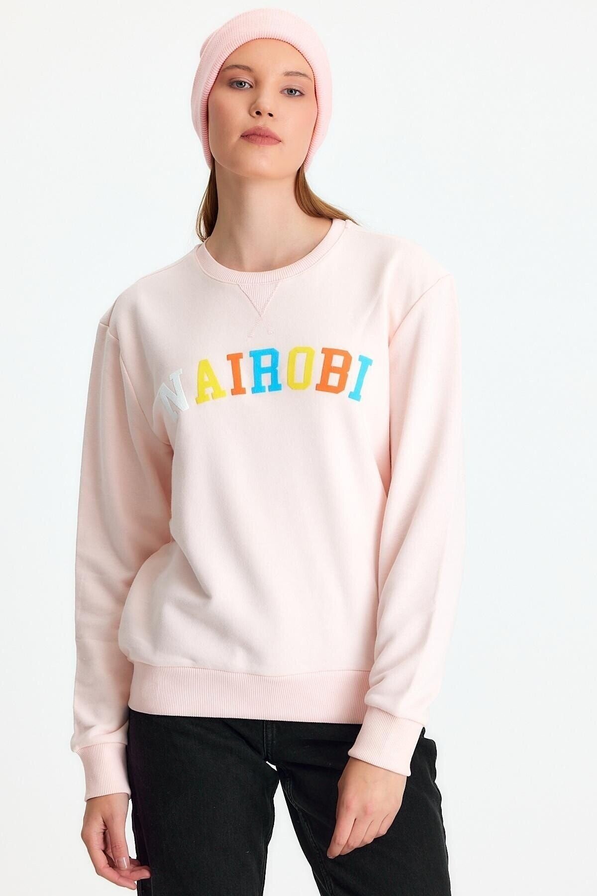 Kadın Özel Tasarım Baskılı Sweatshirt