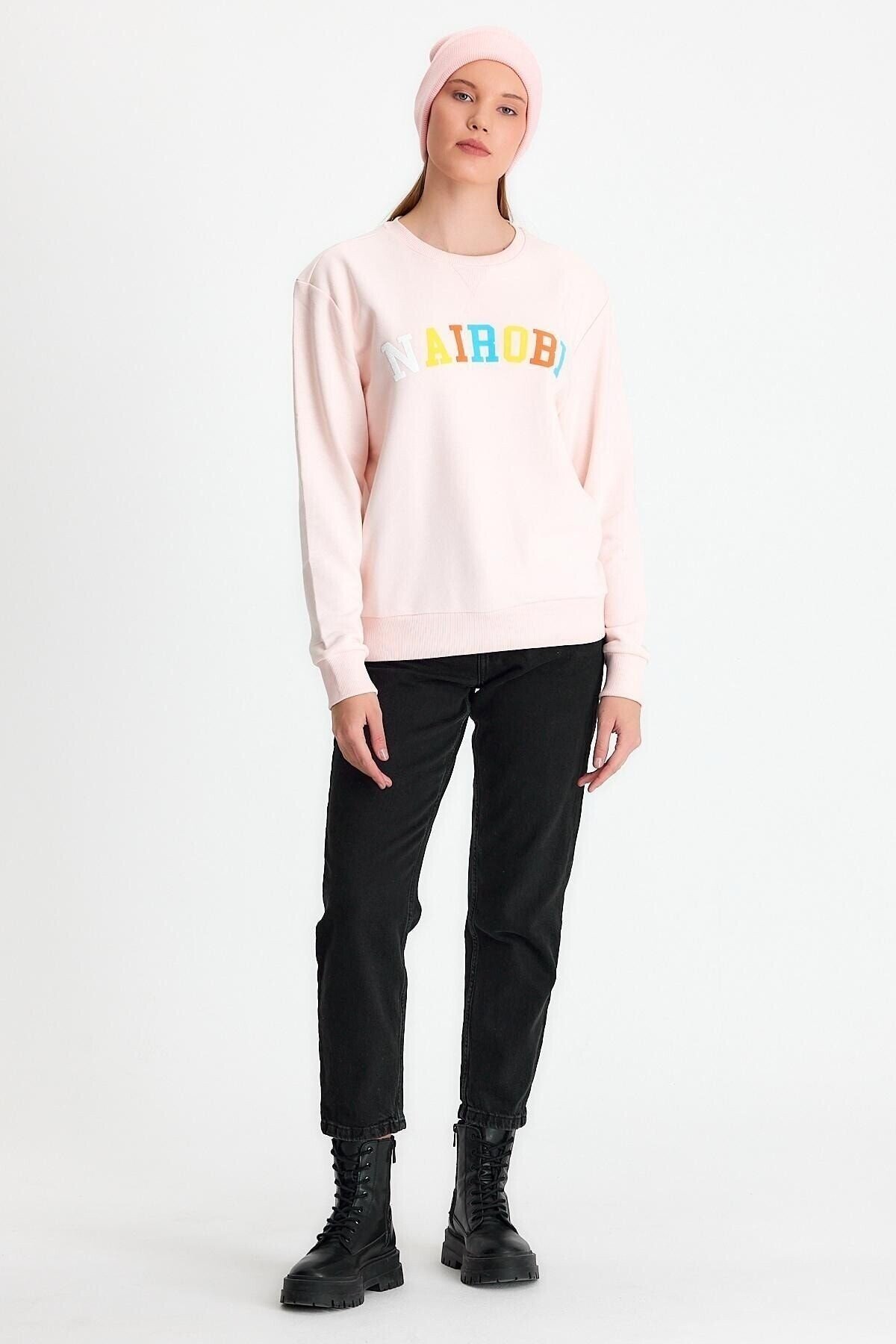 Kadın Özel Tasarım Baskılı Sweatshirt