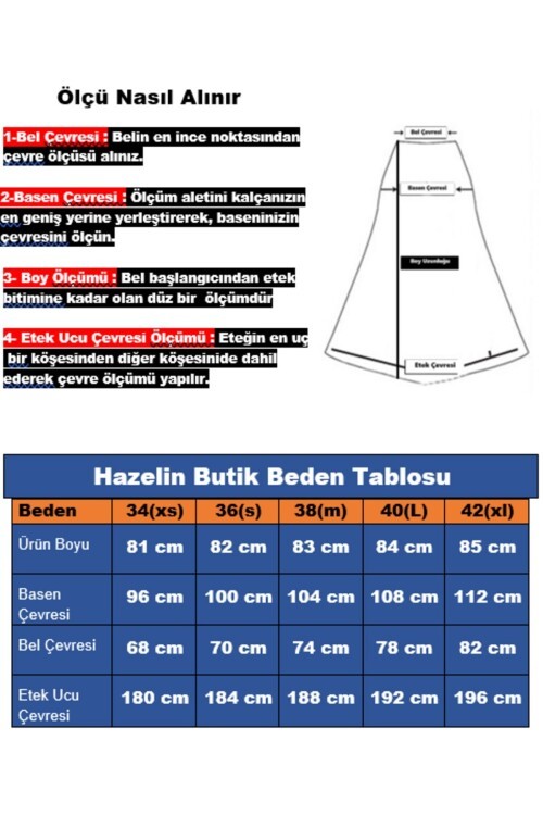 Kadın Krem Saten Yüzeyli Beli Lastikli Midi Boy Etek Hzl23s-bd1101471