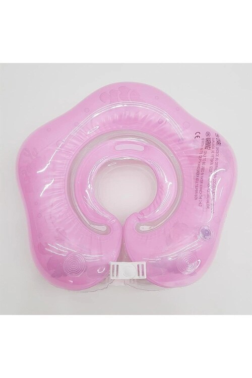 Kız Bebek Pembe Emniyet Kilitli Yüzme Boyun Simidi HZL25S-BR01