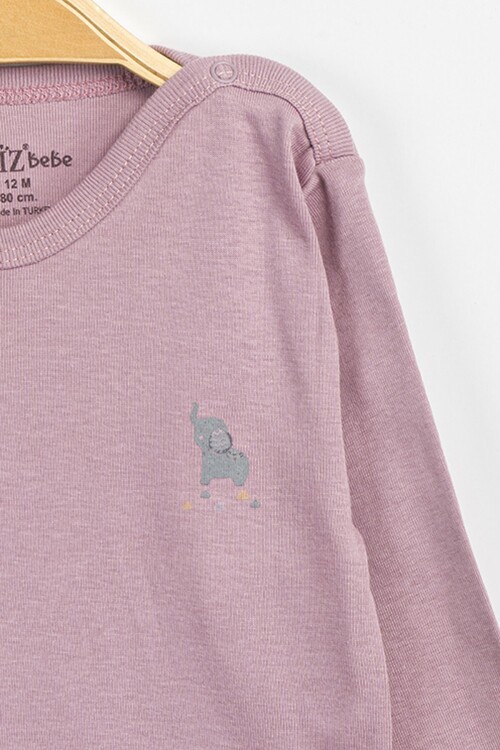 Aziz Bebe Erkek Kız Bebek Çıtçıtlı % 100 Pamuk Body & Zıbın 0 Ay - 12 Ay
