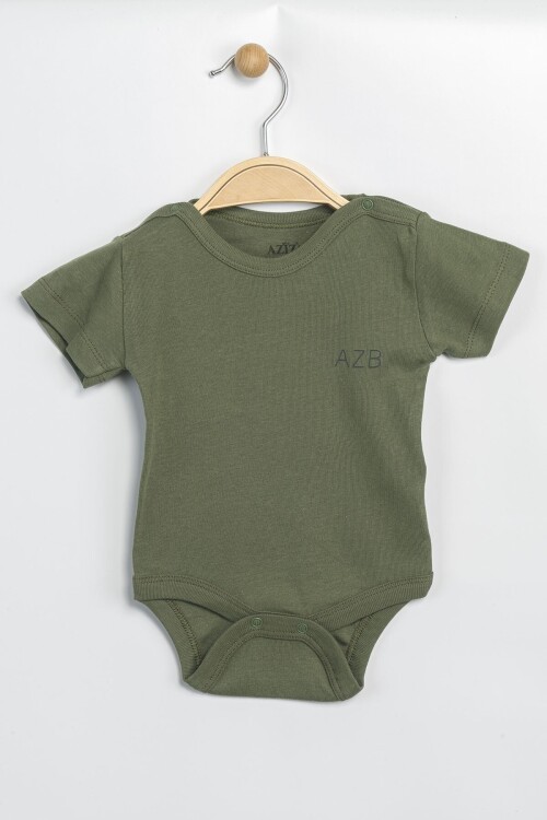 Aziz Bebe Erkek Kız Bebek Çıtçıtlı % 100 Pamuk Body & Zıbın