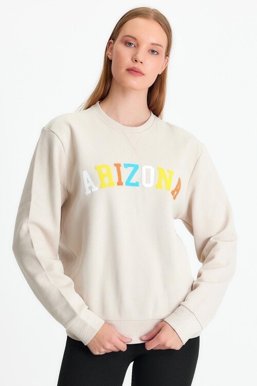 Kadın Özel Tasarım Baskılı Sweatshirt