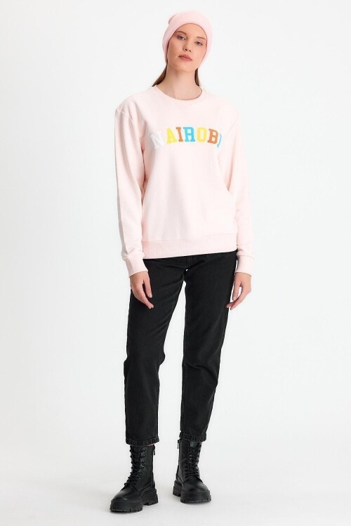 Kadın Özel Tasarım Baskılı Sweatshirt